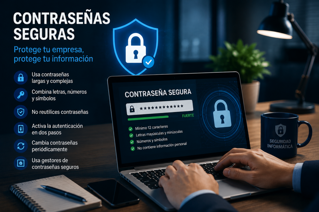 crear contraseñas seguras para empresas en Vallecas