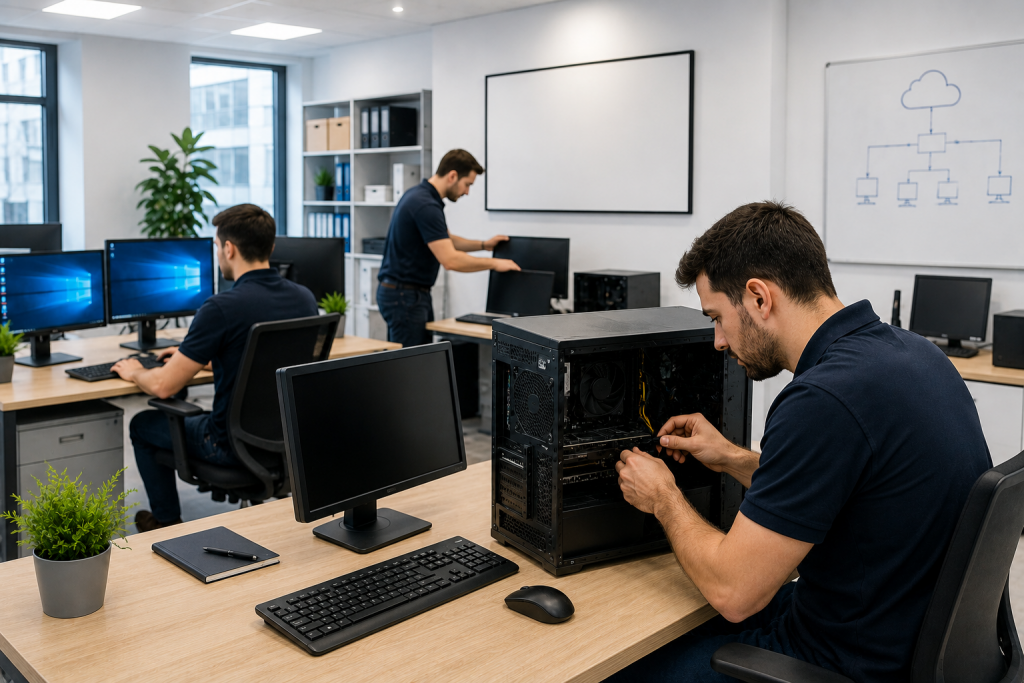 instalación y configuración de ordenadores para empresas en Vallecas