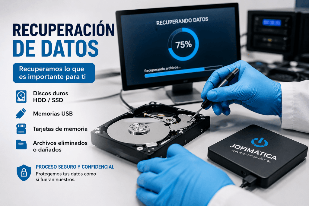 recuperación de datos y discos duros en Vallecas
